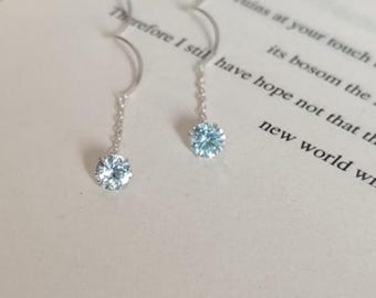 Orecchini A Goccia In Argento 925 Con Zirconi Cubici – Donna E Ragazza, Regalo Classico - 2