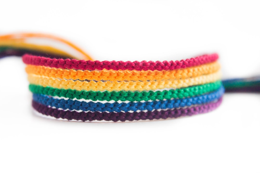 Bracelet Crafts Rainbow Plaid Friendship Rainbow String Bracelet