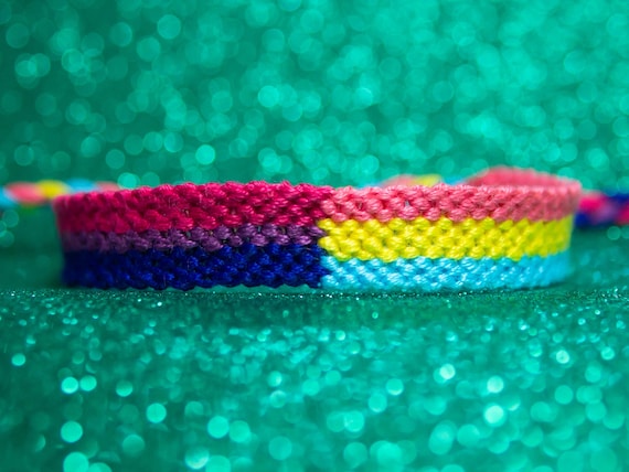 LGBTQ+ Pride Flags Inspired Rainbow Loom Flower Charms - Also Available As A Keychain!