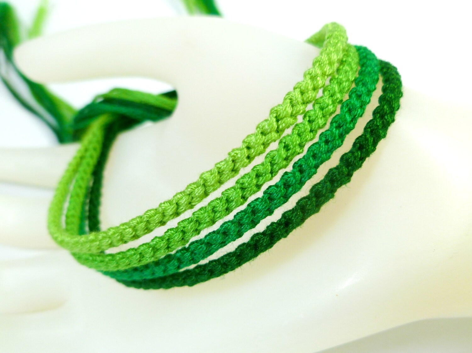 Shades of Rainbows Friendship Bracelet Sets you Choose Color | Etsy