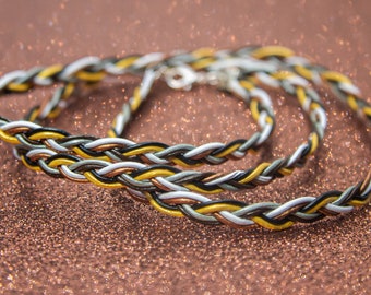 Pulsera de cuero trenzado del orgullo gay: joyería de la amistad LGBTQ