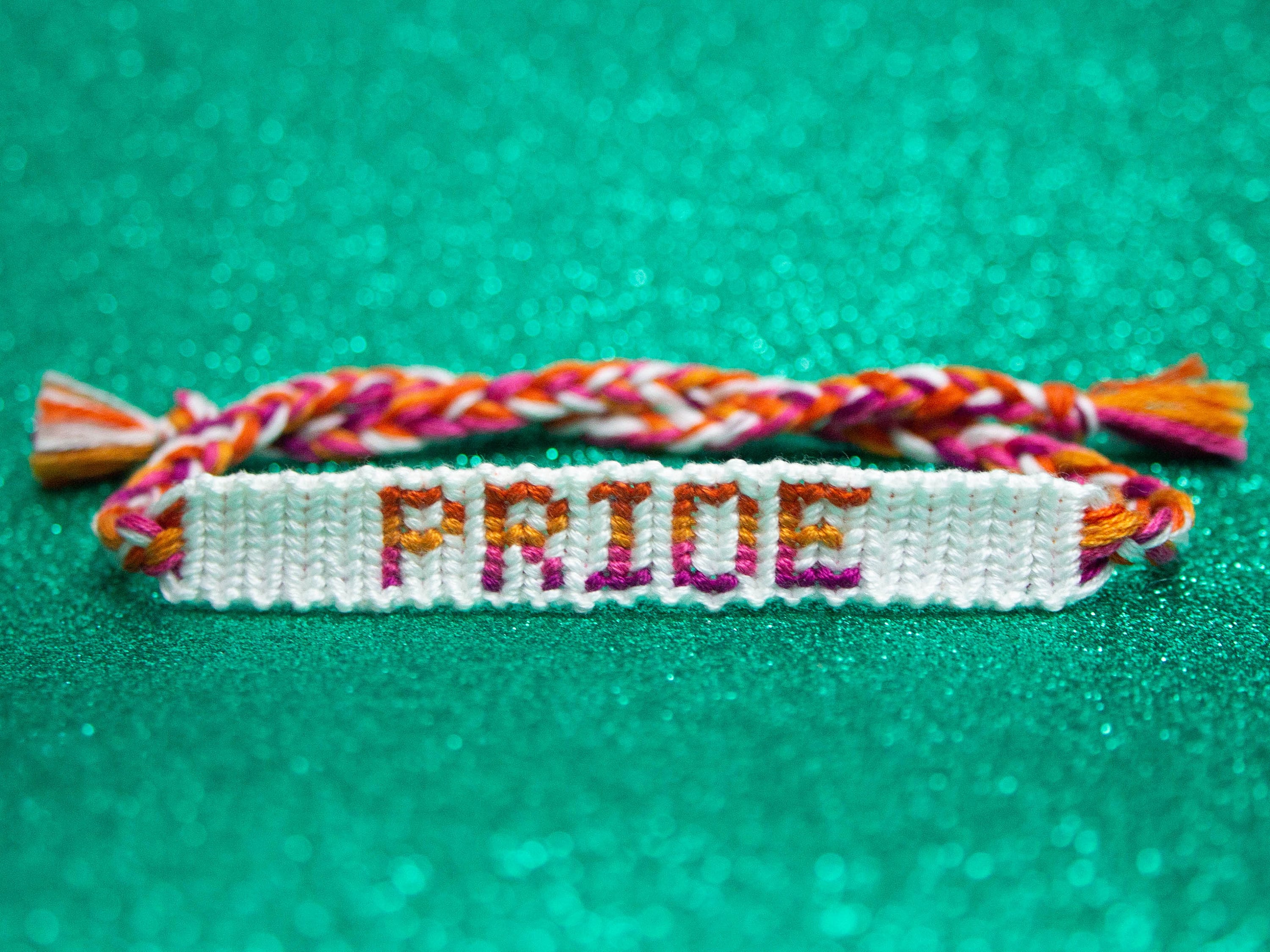 Bracelet LGBT BDM - Tissu Arc-en-Ciel - Élastique - Unisexe - 18-20cm - Fierté Gay Et LGBTQ+
