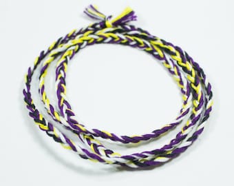 Nonbinary Flag Braided Wrap Bracelet, LGBT Pride Friendship Bracelet, Nonbinary Pride, Unique Gift for Best Friend, Queer Pride Month
