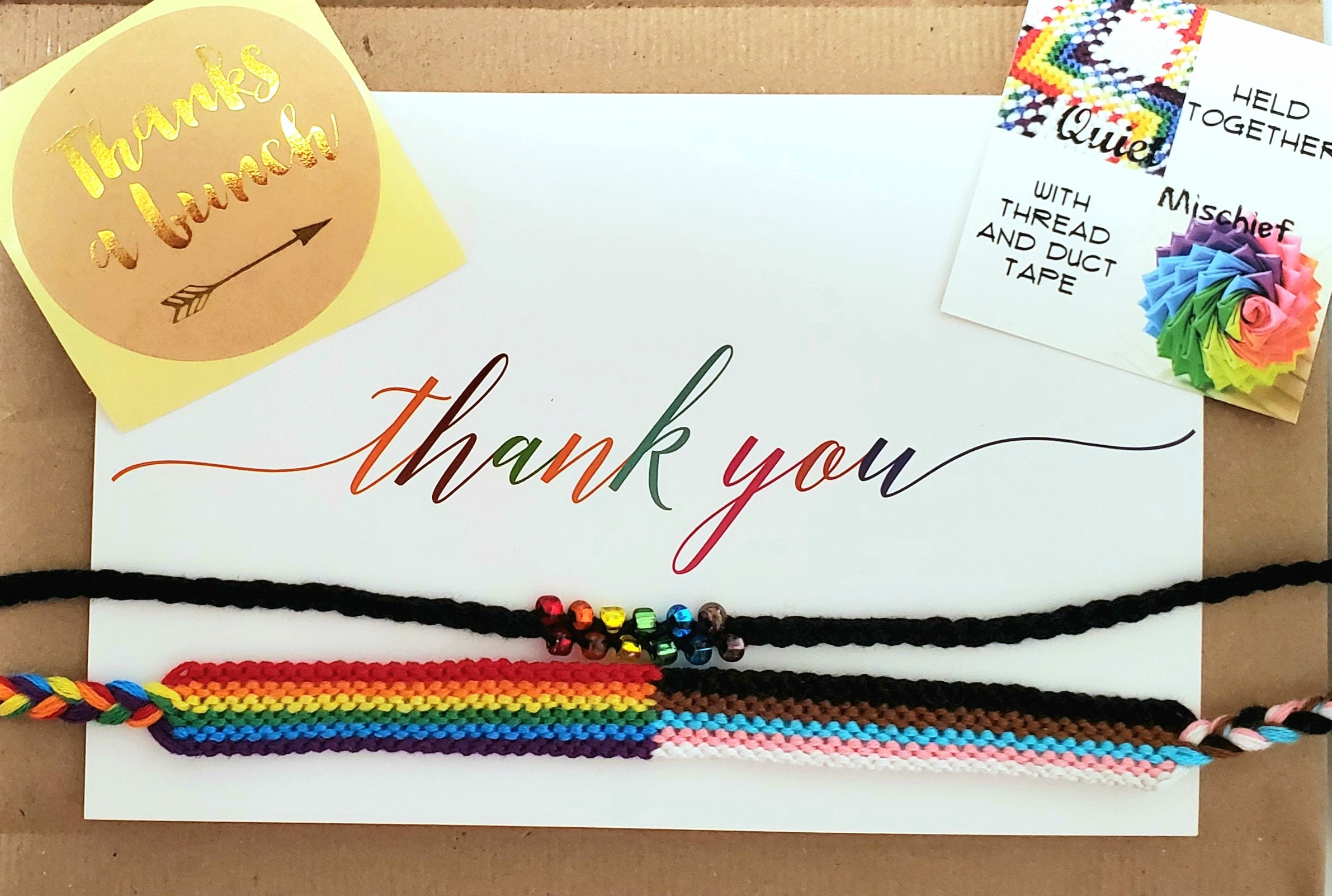 Kids Craft: Rainbow Friendship Bracelets