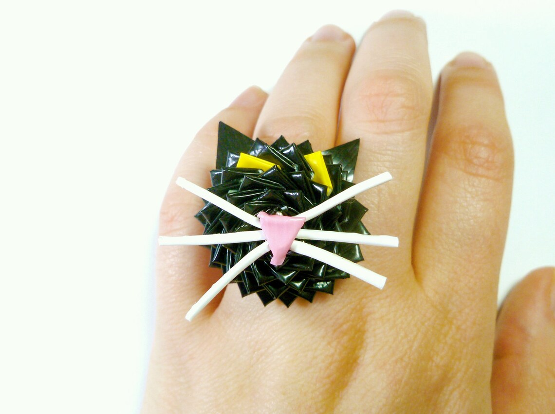 How to Make Halloween Duct Tape Rings PDF Duck Tape Ring Etsy