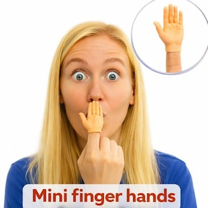 Pequeñas, mini manitas, broma divertida *BROMA* ¡compra 2 y llévate 1 gratis!