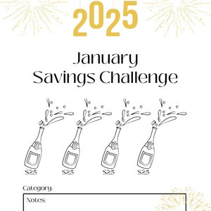 A5 Monthly Savings Challenge- Under 500 Digital Template