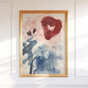 Póster de corazón con naipes de póker para pared, descarga digital, arte abstracto imprimible para decoración de sala de juegos, regalo para él o para ella, oficina
