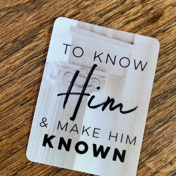 BUNDLE DECAL Classical Conversations Cycle 1 2 3 : Make Him Known