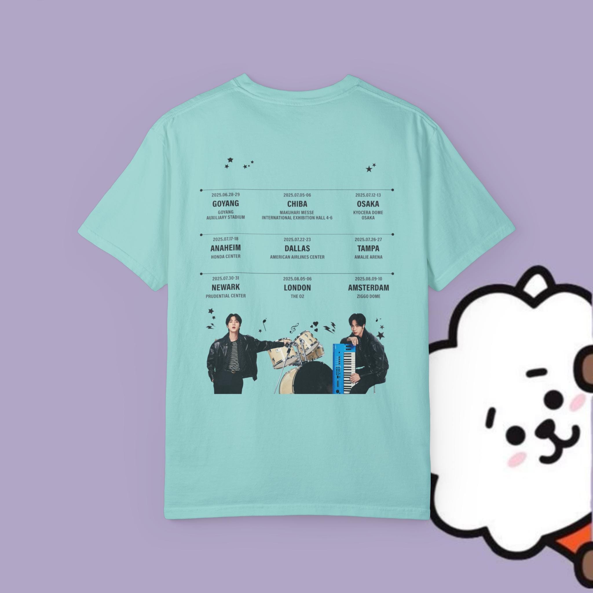 Runseokjin Tour T-shirt, Jin BTS, Army Gift, Kim Seok Jin