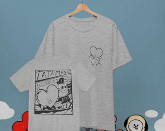 BTS Tata Mang tshirt, Taehyung and Jhope fans, kpop concert shirt, army merchandise, jhope and taehyung design, bts