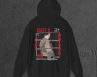 Agust D Suga BTS Sweatshirt | Daechwita Kpop Hoodie | Min Yoongi BTS Merch | Korean Streetwear Outfit for Army