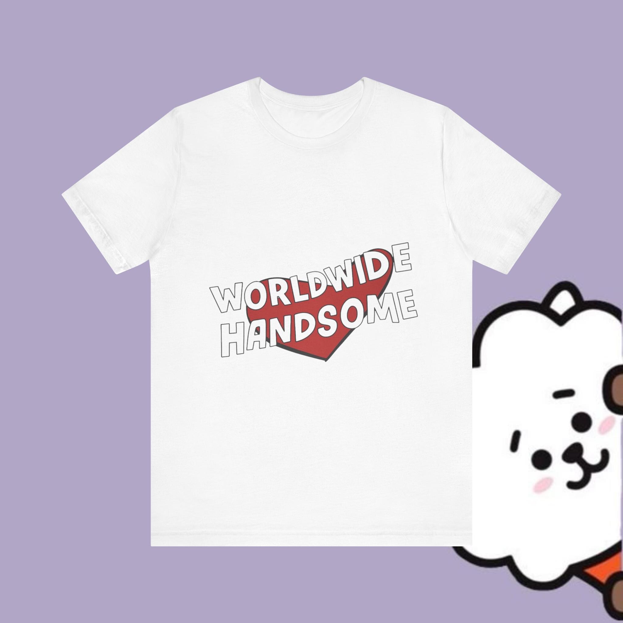 Jin BTS Worldwide Handsome Fan Cutout & Heart Sign | Kpop