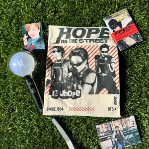 Jhope World Tour Hope on the Street Tshirt - Shirt for Bangtan Hobi Fans, Jhope busan concert, Army x BTS, Kpop merch. 1