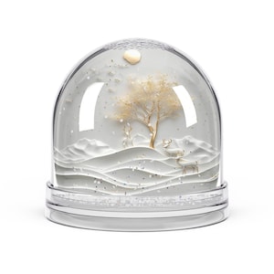 Winter Wunderland Schneekugel, Urlaub Dekor, Geschenk für Weihnachten, Sammler Dekoration, Saisonales Geschenk, Wohnaccessoire