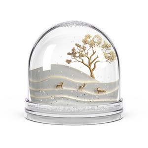 装飾スノードーム、ウィンターワンダーランドオーナメント、ホリデーギフト、ホームデコレーション、季節の記念品、クリスマスデコレーション