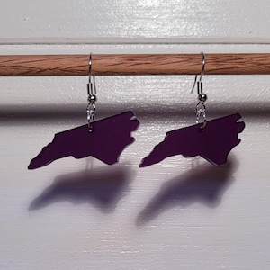 North Carolina Acrylic Earring