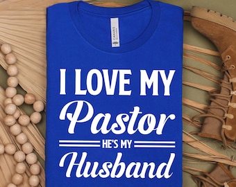 Proud Pastor Wife T-Shirt: Christian Marriage Tee