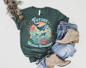 Future Marine Biologist T-Shirt: Ocean Life Graphic Tee, Science Gift