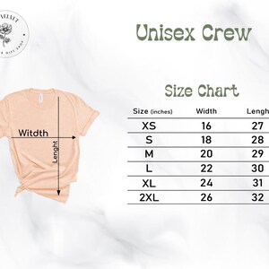 a women's size chart for a t - shirt