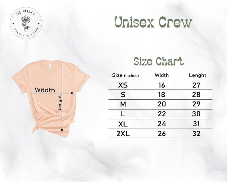 a women's size chart for a t - shirt
