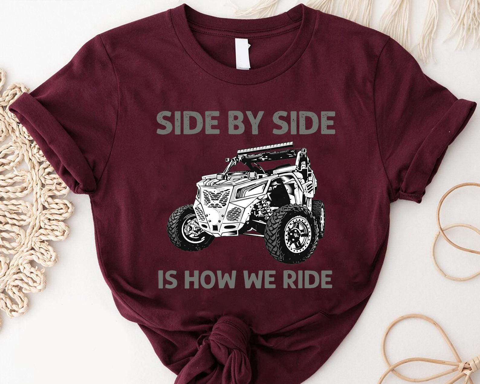 Side by Side is How We Ride Shirt - UTV Offroad Tee, SXS Riding Shirt ...