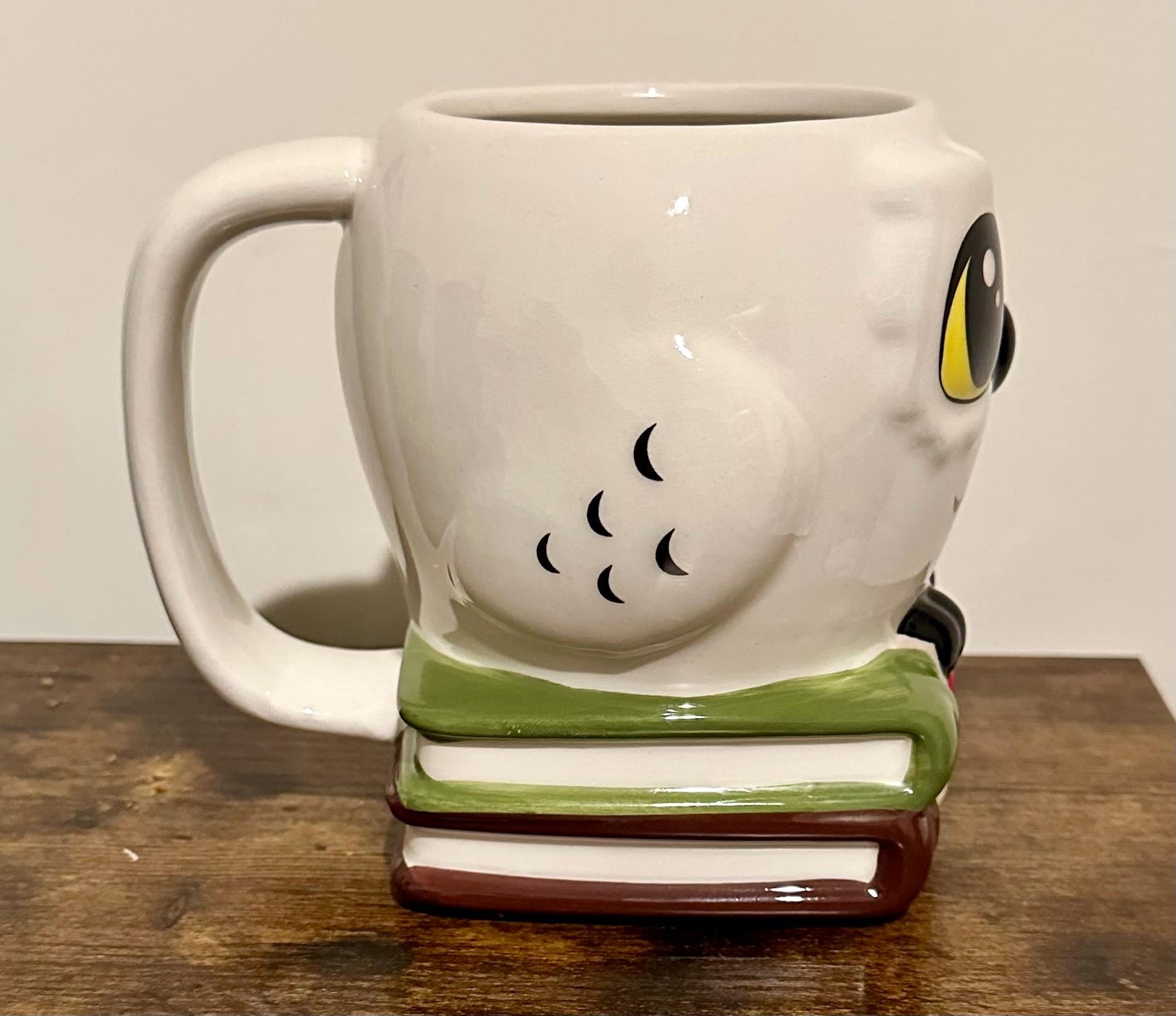 Harry Potter Zak Designs Hedwig on Books with Hogwarts Letter 12 oz Coffee Mug image 2