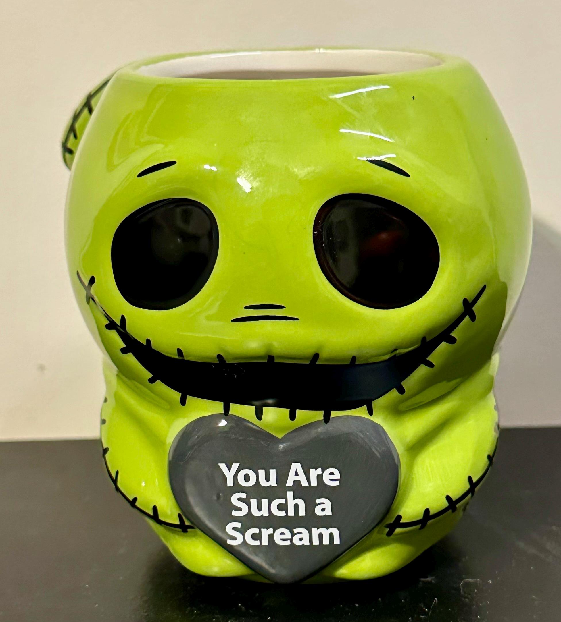 Valentine’s Day Nightmare Before Christmas Oogie Boogie Heart 12 oz Ceramic Mug