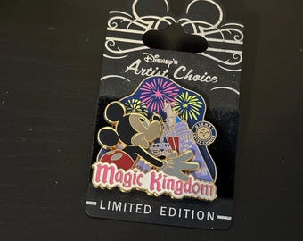 WDW Disney Pin Artist Choice Mickey and Fireworks LE 1500