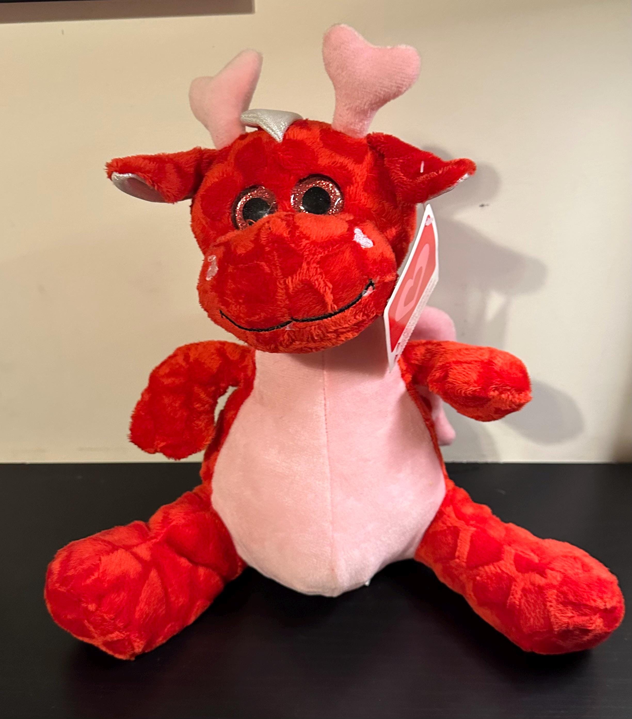 ヴィンテージ バレンタインデー レッドドラゴン ハート付き 14インチ