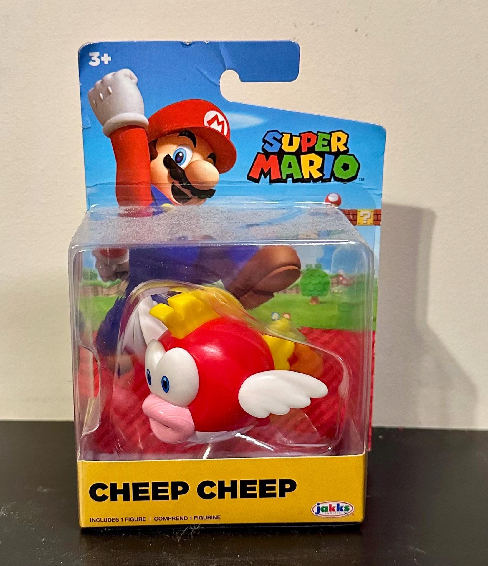 World of Nintendo Super Mario 2.5” Jakks Pacific Cheep Cheep Figure