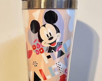 Tazza da viaggio Disney per San Valentino Topolino e Minnie da 16 once con coperchio
