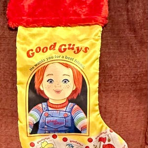 Child’s Play Chucky Doll Horror Movie 19” Christmas Stocking