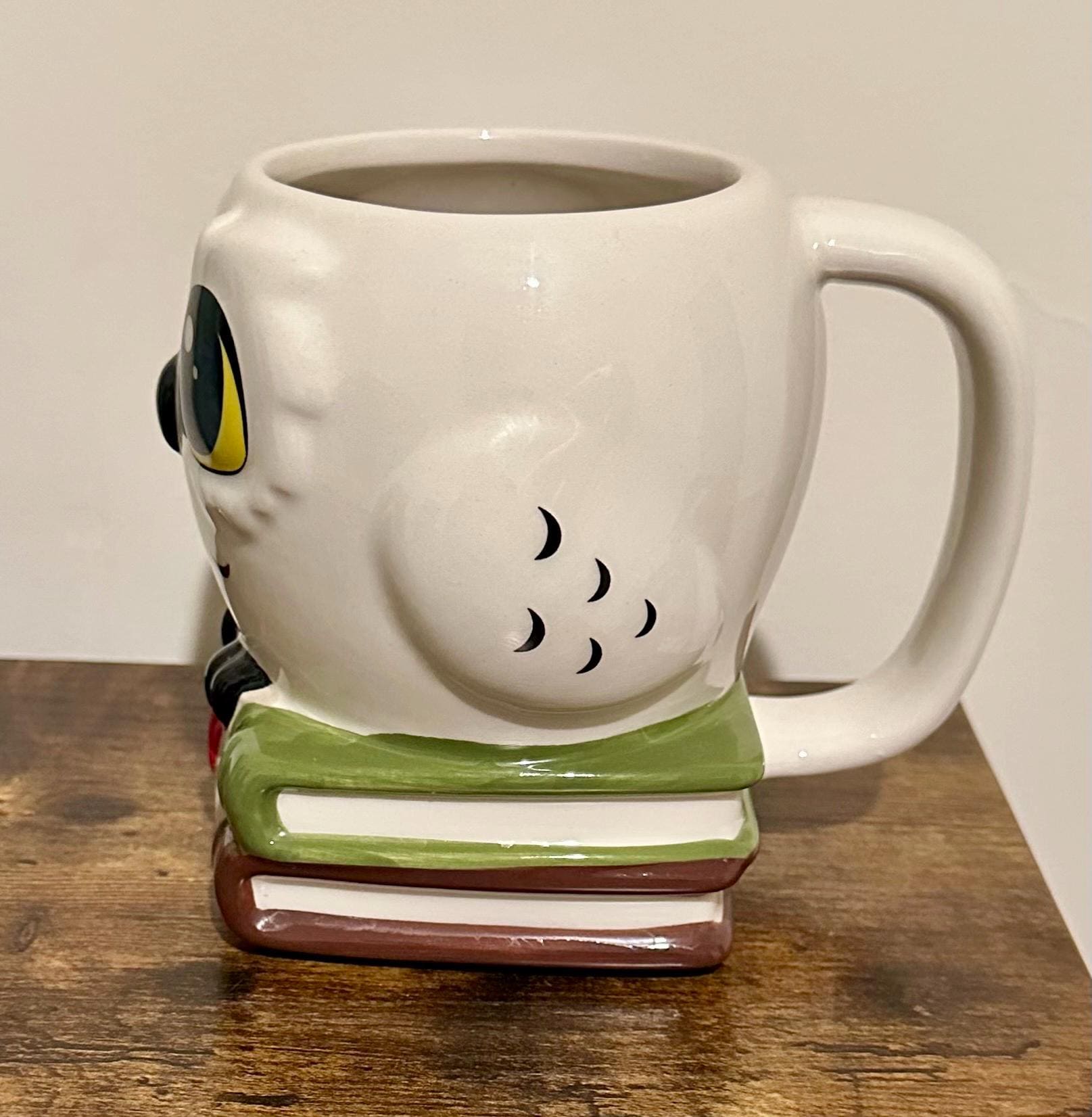 Harry Potter Zak Designs Hedwig on Books with Hogwarts Letter 12 oz Coffee Mug image 4