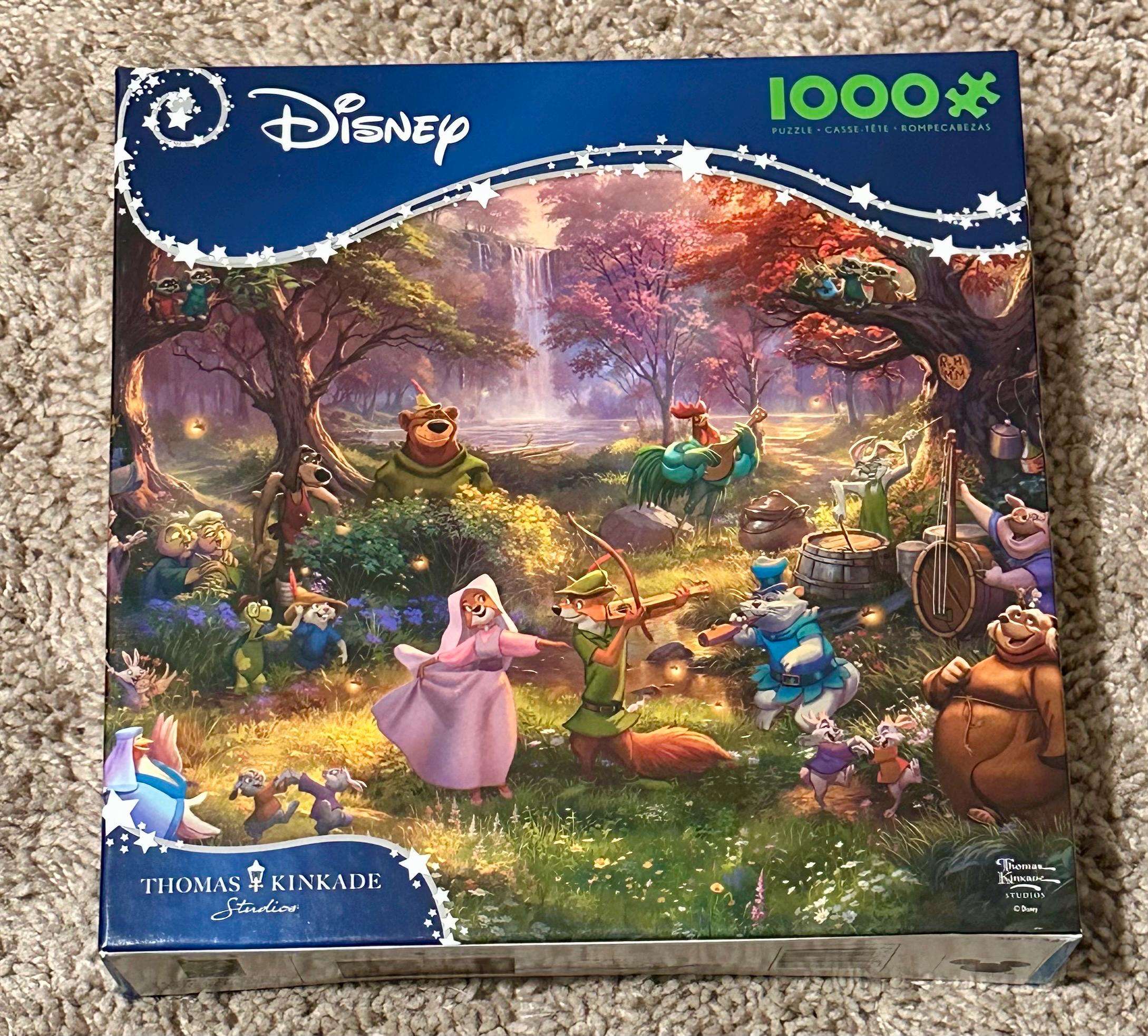 Ceaco Thomas Kinkade Disney Robin Hood 1000 Piece Interlocking