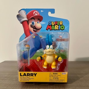 World of Nintendo Super Mario 4” Jakks Pacific Larry Koopa med Trollstav