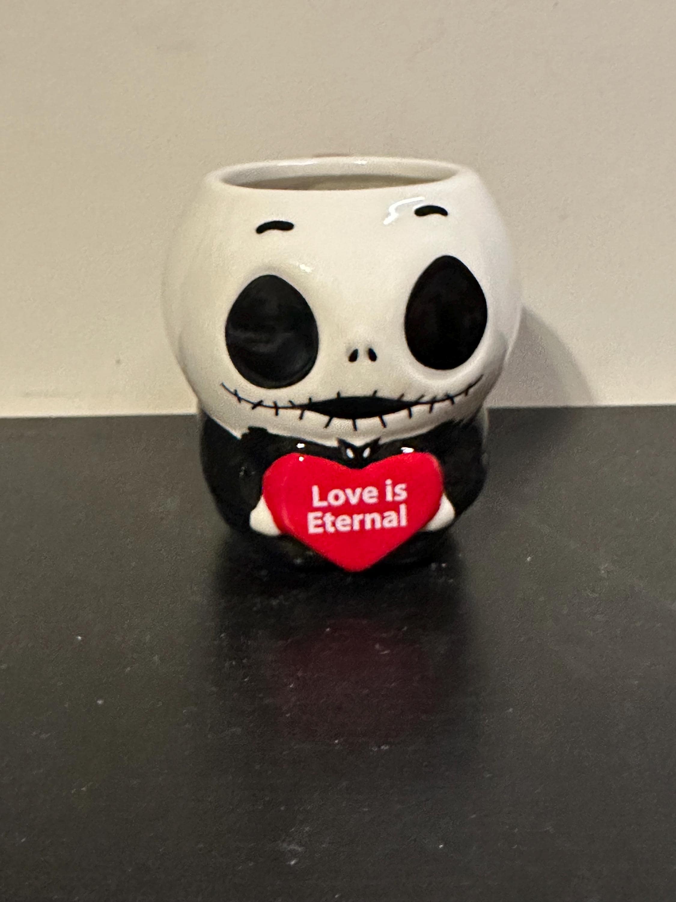 Valentine’s Day Nightmare Before Christmas Jack Skellington with Heart 12 oz Ceramic Mug