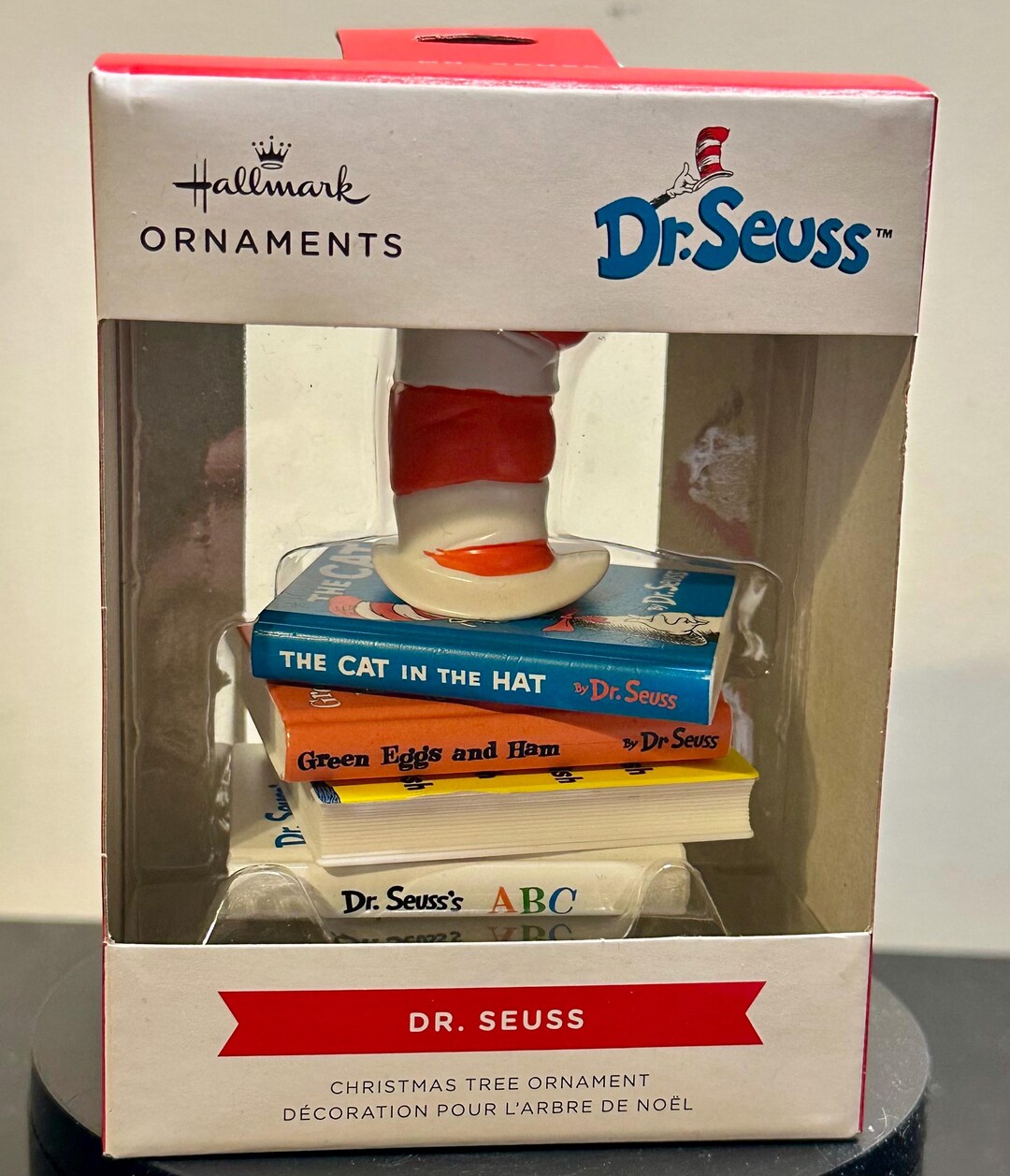 Hallmark Dr. Seuss Stack of Books Cat in the Hat Rare Christmas ...