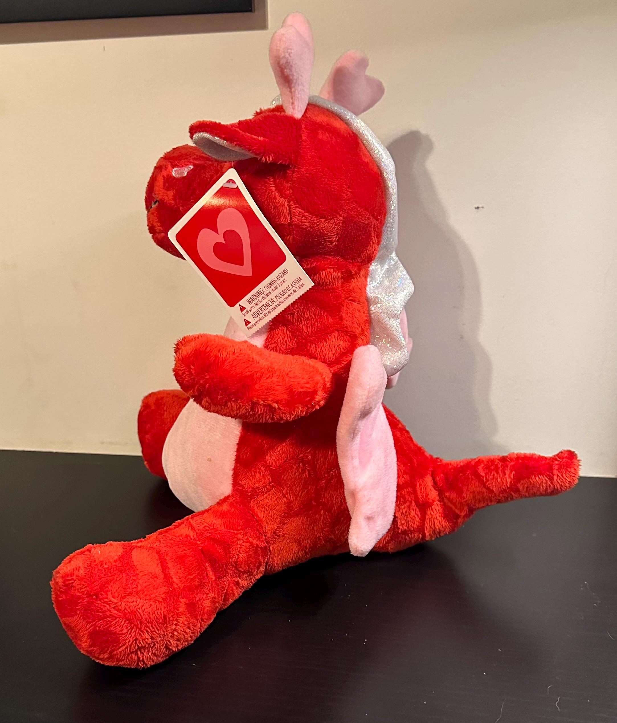 ヴィンテージ バレンタインデー レッドドラゴン ハート付き 14インチ