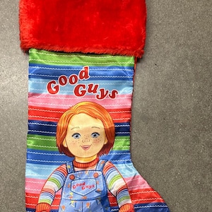 Child’s Play Chucky Doll Horror Movie 19” Christmas Stocking