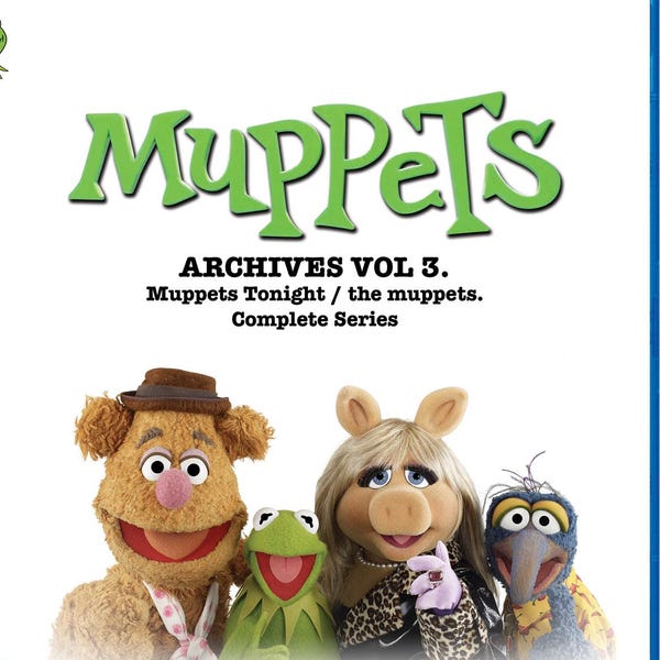 Muppet Archives Volume 3 Blu-Ray (Muppets Tonight & The Muppets.) 2-Disc Set FINAL COPIES