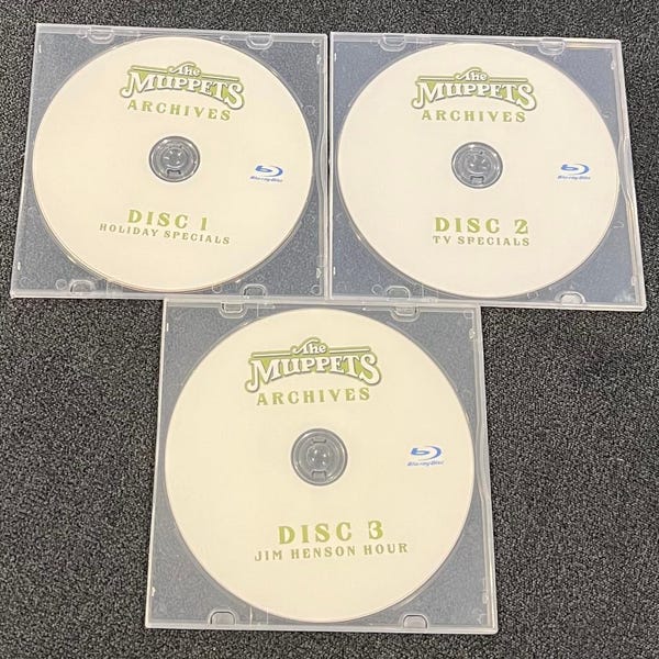 Muppets Archives 3-Disc Blu-Ray (Specials/Jim Henson Hour) DISCS ONLY