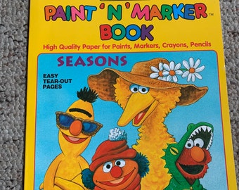 Sesame Street Paint and Marker Book