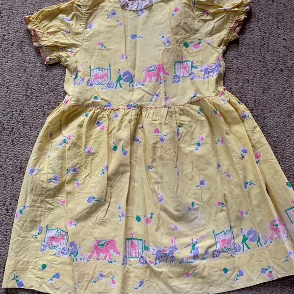 Circus Print Pattern Dress