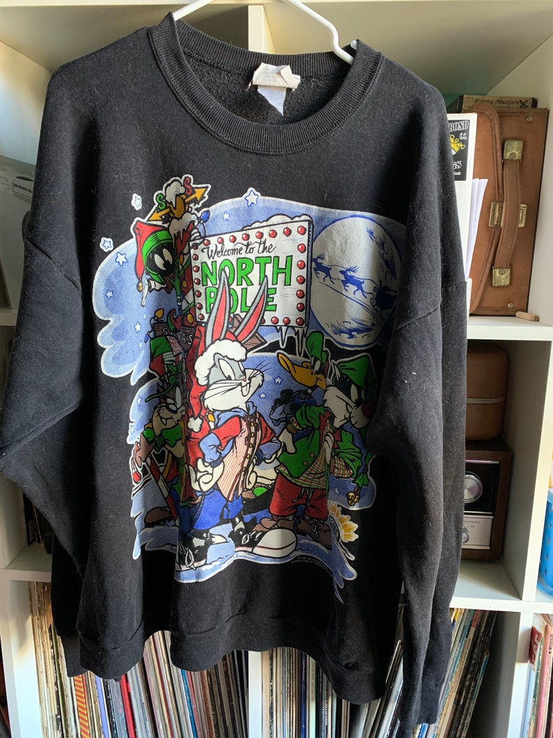 Vintage Unisex Looney Tunes Christmas Sweatshirt | Etsy