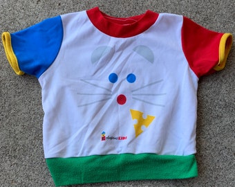 Unisex Kids Vintage Colorforms Mouse Tee 2t