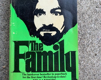 1972 Vintage The Family Charles Manson Paperback Book