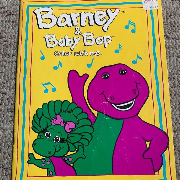 Barney Book - Etsy