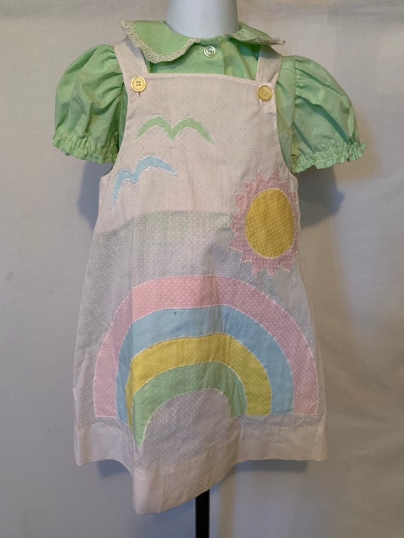 pastel jumper dress