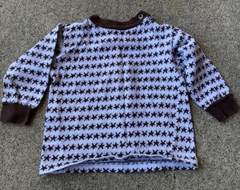 Boys Vintage Brown Star Shirt 6-12m